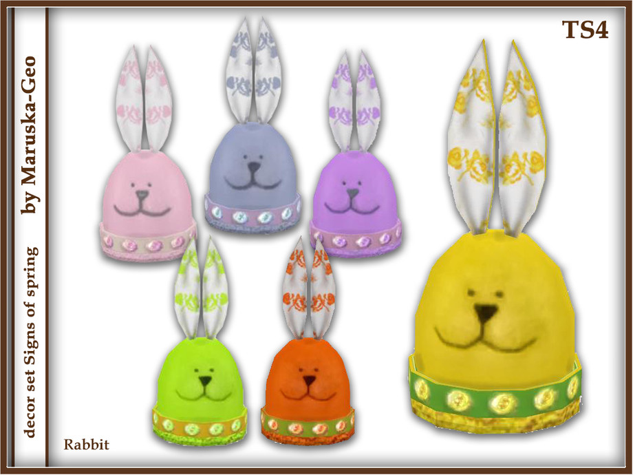 The Sims Resource | [decor Signs of spring] Rabbit
