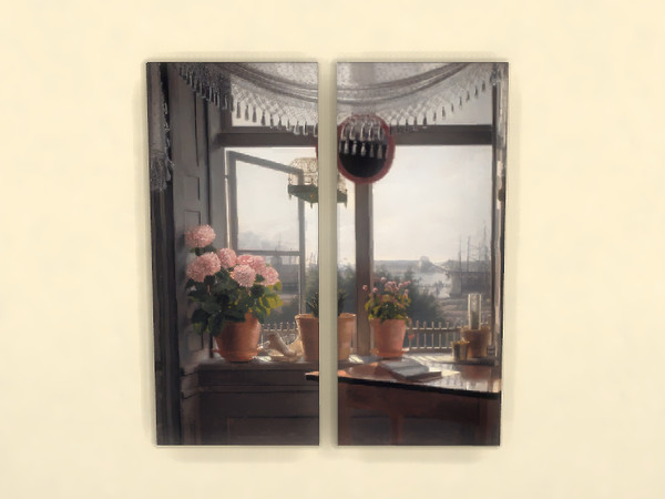 Sims 4 — Still Life Fruits Art by yuxmara2710 —  Still Life Fruits Art [Base Game Imagined Landscape]