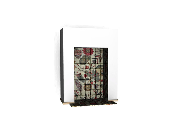 Sims 4 — Lillith Buildset Decorative Fireplace by Angela — Lillith decorative fireplace. This used to be fireplace is now