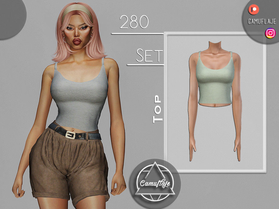 The Sims Resource - SET 280 - Top