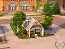 Sims 4 — Tiny Eco House by simmer_adelaina — Lot's Placement: Evergreen Harbor, Canal Corner. This 32 tier home is