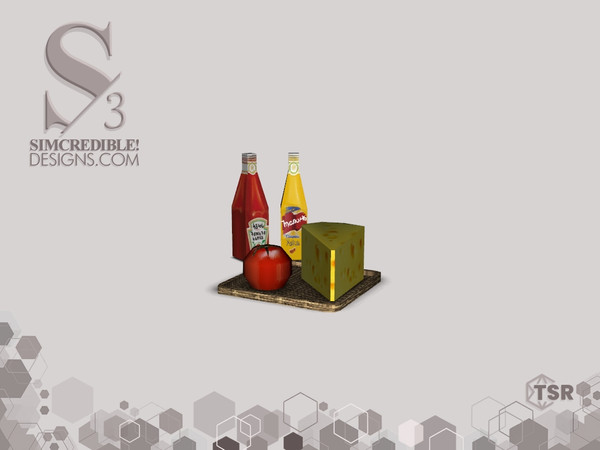 Sims 3 — Brilhantina Ketchup and Cheese by SIMcredible! — SIMcredibledesigns.com