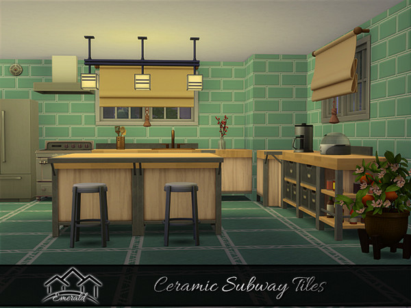 The Sims Resource - Ceramic Subway Tiles S4