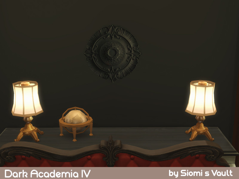 Sims 4 The Sims Resource | Dark Academia IV Wall Decor 02 by TSR Creator