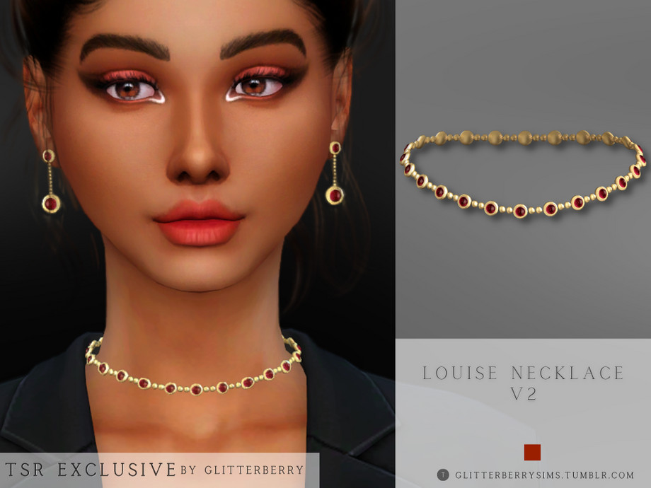 The Sims Resource - Louise Necklace v2