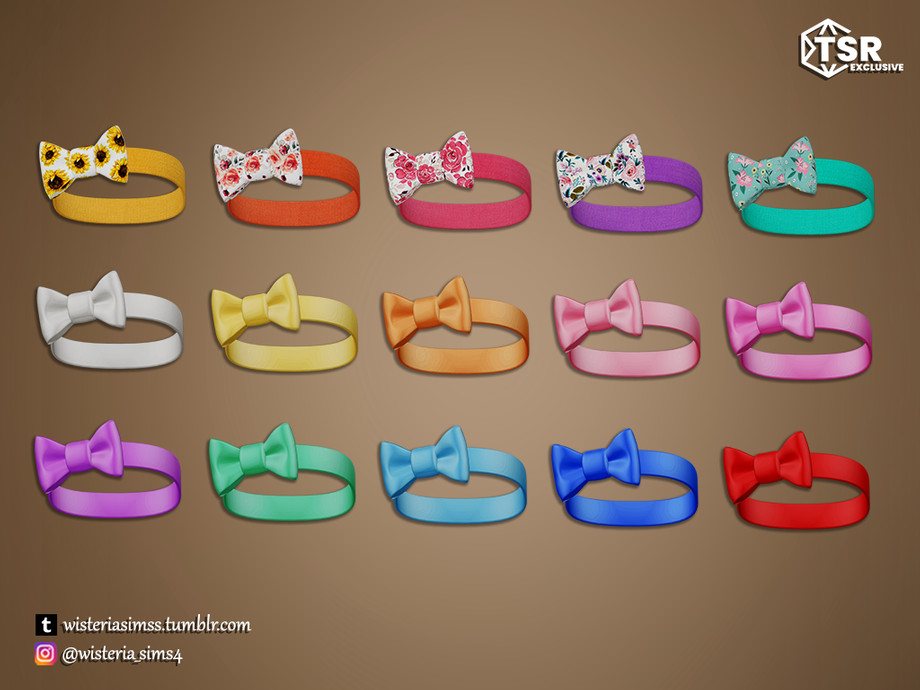 The Sims Resource Bow Headband for Toddlers
