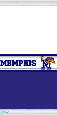Sims 2 — PT Memphis Tigers Bedroom - Wall by Primetime024 — As requested.