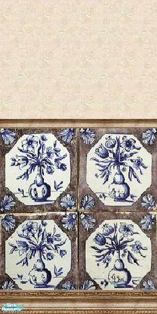 Sims 2 — FromHollandWallFloorSet - Wall by The_Unicorn — To match my FromHollandSet.
