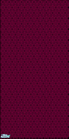 Sims 2 — aged red geo wallpaper by mash0318 — in the 70's this wallpaper was plastered across the country in fine italian