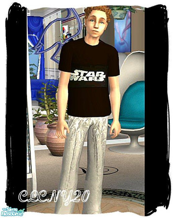 Sims 2 — Star Wars PJs For Teen Boys by clcny20 — I'm dedicated to creating a bit more clothing for males in the game,