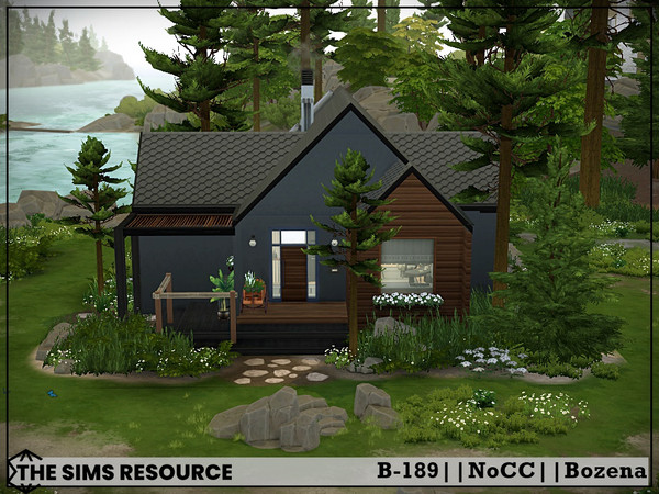Sims 4 — B-189 by Bozena — The house is located in the Copperdale . Have fun Lot: 20 x 20 Value: $ 59 713 Lot type: