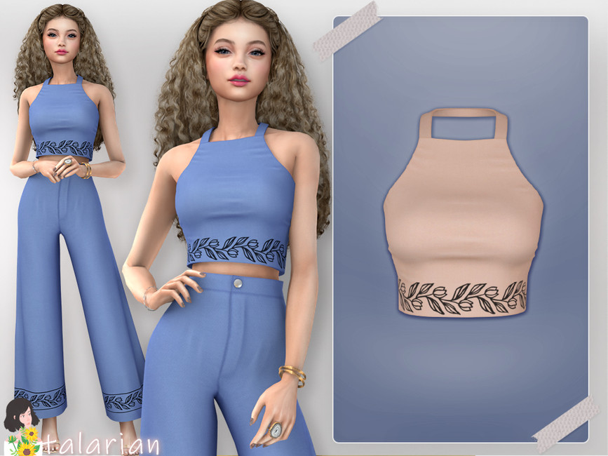The Sims Resource - Maeve Summer Top