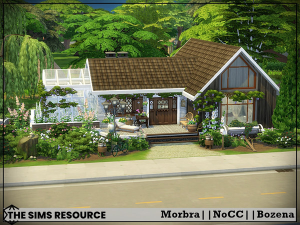 Sims 4 — Morbra by Bozena — The house is located in the San Sequoia . Have fun Lot: 30 x 20 Value: $ 45 731 Lot type: