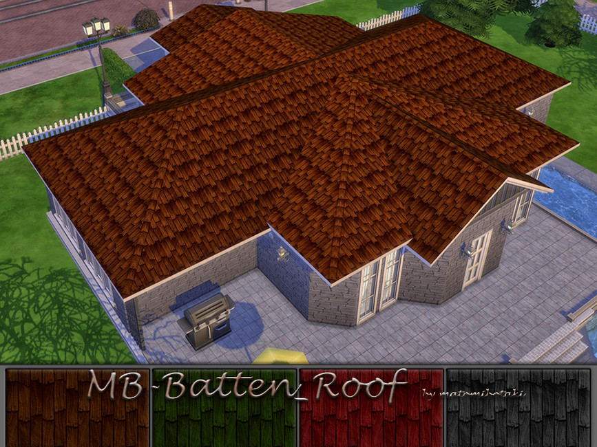 The Sims Resource - Batten Roof