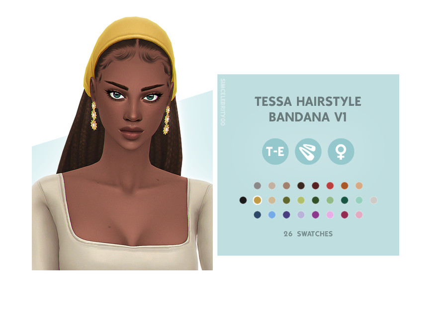 The Sims Resource - Trinity Hairstyle - Bandana V1