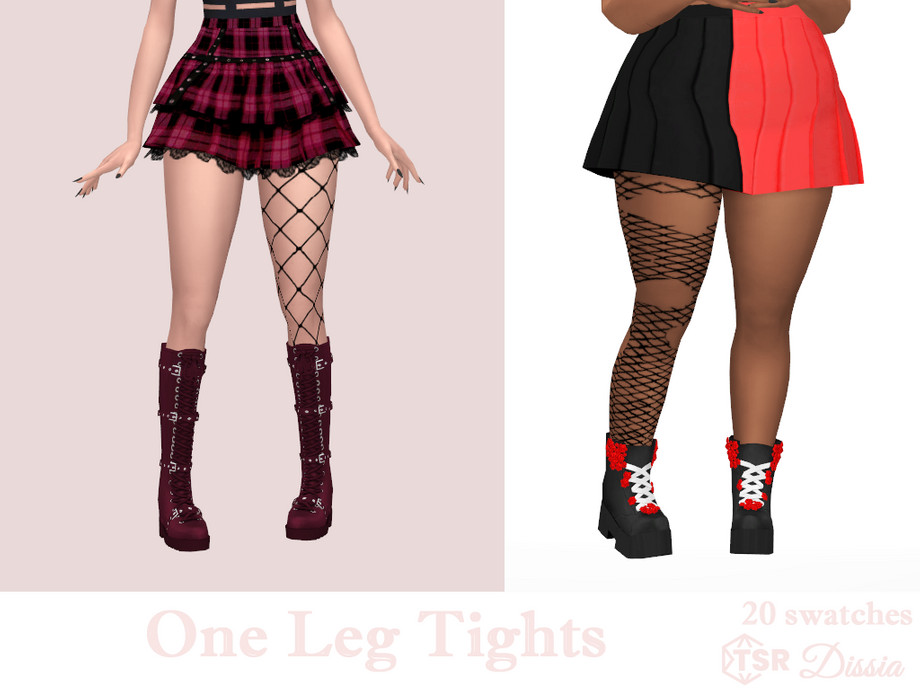 The Sims Resource - One Leg Tights