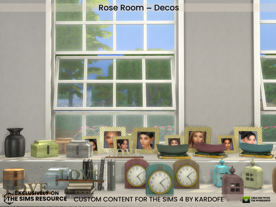 The Sims Resource - Rose Room-Decos