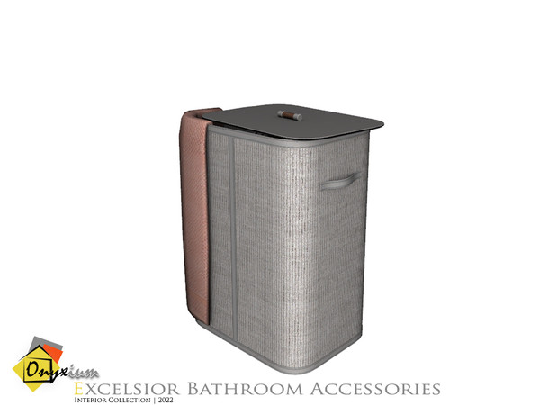 Sims 3 — Excelsior Laundry Basket by Onyxium — Onyxium@TSR Design Workshop Bathroom Collection | Belong To The 2023 Year
