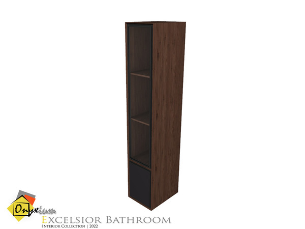 Sims 3 — Excelsior Wall Cabinet With Glass Door by Onyxium — Onyxium@TSR Design Workshop Bathroom Collection | Belong To