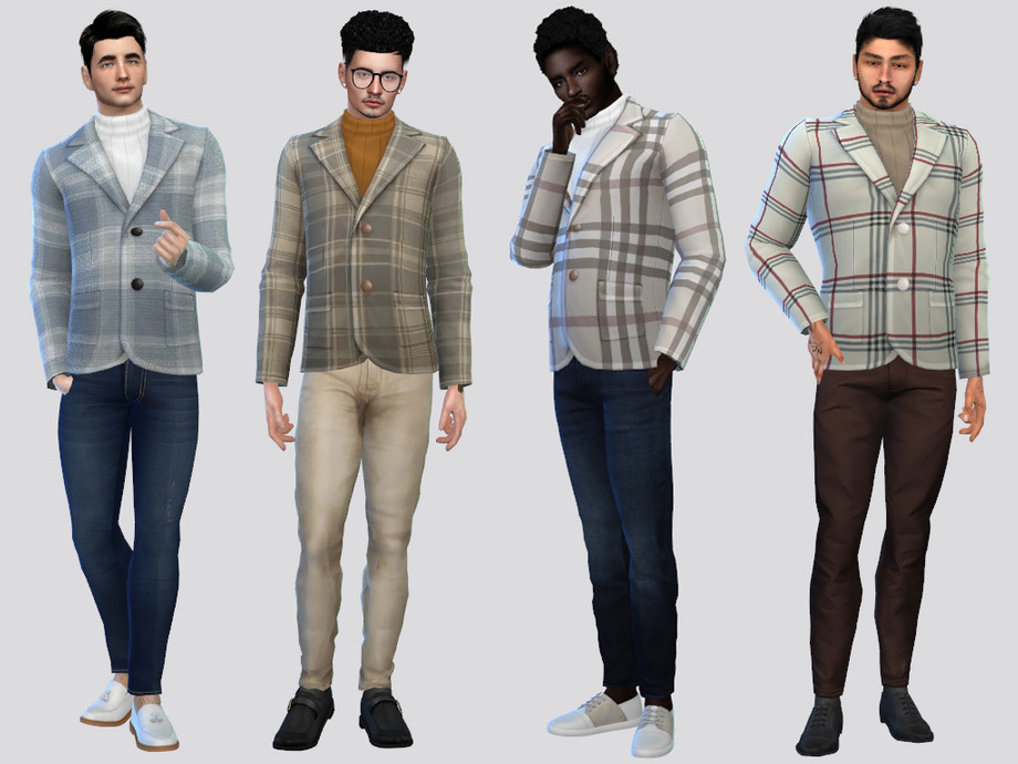 The Sims Resource - Clavell Suit Jacket