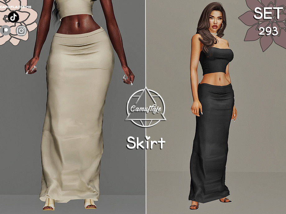 The Sims Resource - SET 293 - Long Skirt