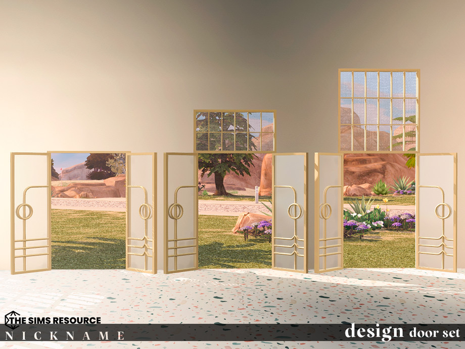The Sims Resource - design door set