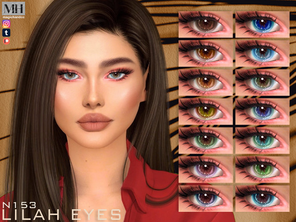 Sims 4 — Lilah Eyes N153 by MagicHand — Colorful eyes for males and females in 16 swatches - HQ Compatible. Preview - CAS