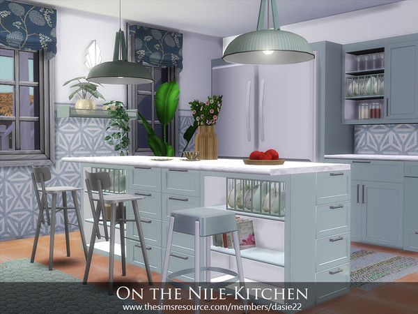 Sims 4 — On the Nile-Kitchen by dasie22 — On the Nile-Kitchen is a room in a traditional, sunny style. Please, use code
