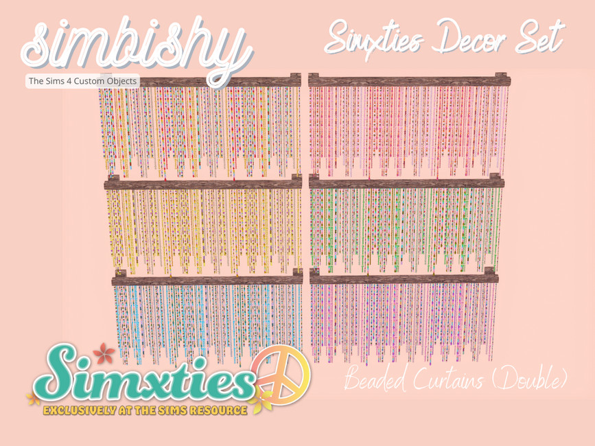 Sims 4 Beaded Curtain Cc