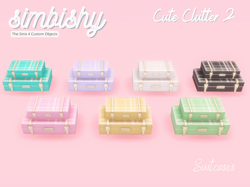 The Sims Resource - Cute Clutter - Suitcases