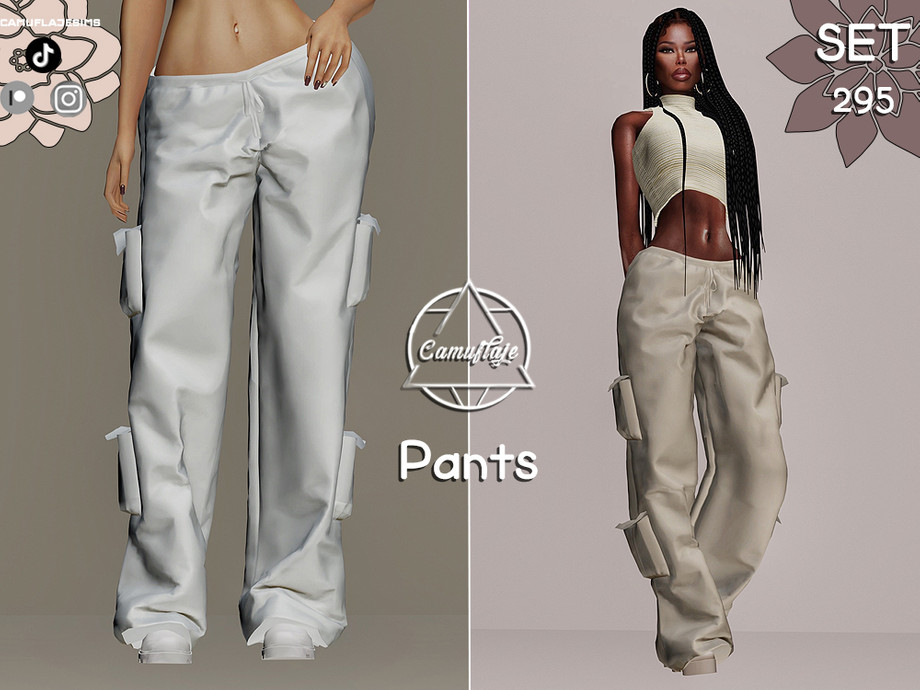 The Sims Resource - SET 295 - Cargo Pants