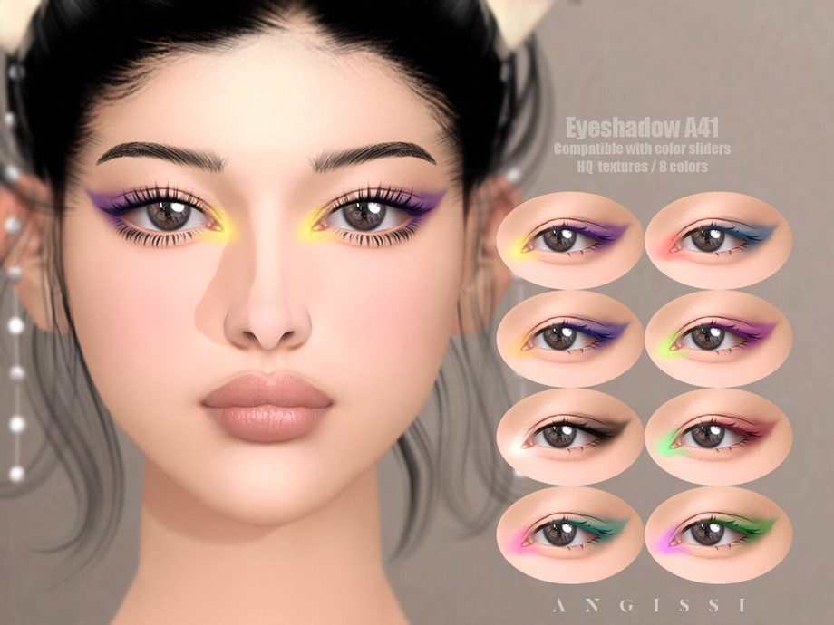 The Sims Resource - Eyeshadow A41