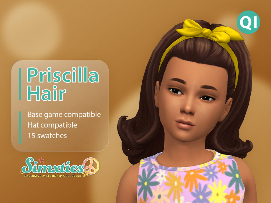 The Sims Resource - Simxties - Priscilla Hair