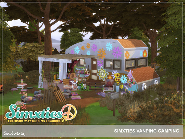 Sims 4 — Simxties - Vanping Camping CC TSR by Sedricia — Simxties Vanping Camping CC TSR Mid-Nowhere, Windenburg Caravan