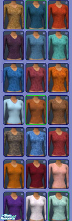 Sims 2 — Autumn Sweater Set by sweetokie80 — A bunch of new sweaters in a variety of colors for your sim's fashion and