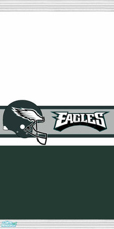 Sims 2 — PT NFL Philadelphia Eagles Wall 2 by Primetime024 — as name implies
