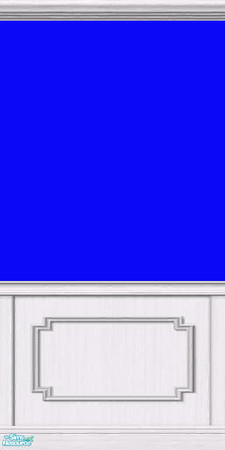 Sims 2 — Sapphire Paint in White Wood 2 by Shimona70 — Sapphire paint with white wood trim.