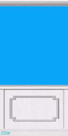 Sims 2 — Azure Paint in White Wood 2 by Shimona70 — Azure paint with white wood trim.