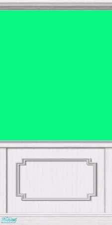 Sims 2 — Sea Green Paint in White Wood 2 by Shimona70 — Sea Green paint with white wood trim.
