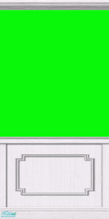 Sims 2 — Green Paint in White Wood 2 by Shimona70 — Green paint with white wood trim.
