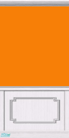 Sims 2 — Pumpkin Paint in White Wood 2 by Shimona70 — Pumpkin paint with white wood trim.