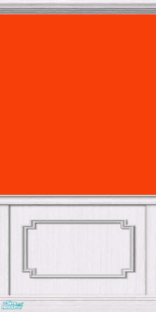 Sims 2 — Fire Paint in White Wood 2 by Shimona70 — Fire paint with white wood trim.