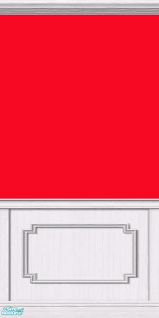Sims 2 — Ruby Paint in White Wood 2 by Shimona70 — Ruby paint with white wood trim.