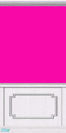 Sims 2 — Rose Paint in White Wood 2 by Shimona70 — Rose paint with white wood trim.