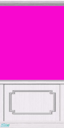 Sims 2 — Pink Paint in White Wood 2 by Shimona70 — Pink paint with white wood trim.