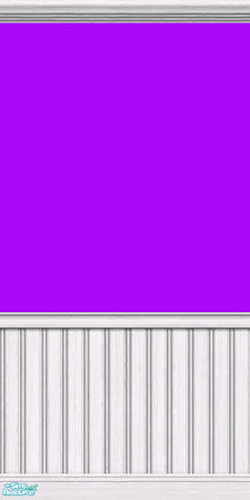Sims 2 — Purple Paint in White Wood by Shimona70 — Purple paint with white wood trim.