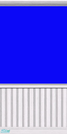 Sims 2 — Sapphire Paint in White Wood by Shimona70 — Sapphire paint with white wood trim.