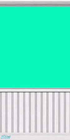 Sims 2 — Aqua Paint in White Wood by Shimona70 — Aqua paint with white wood trim.