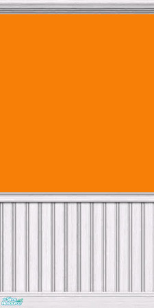 Sims 2 — Pumpkin Paint in White Wood by Shimona70 — Pumpkin paint with white wood trim.