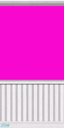 Sims 2 — Pink Paint in White Wood  by Shimona70 — Pink paint with white wood trim.